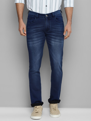 Allen Cooper Slim Men Dark Blue Jeans