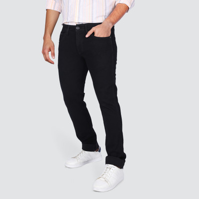 Wrangler Slim Men Black Jeans