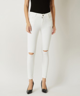 Miss Chase Skinny Women White Jeans