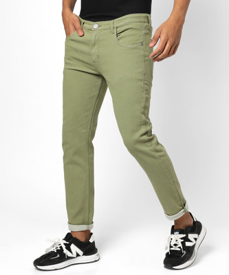 CAMPUS SUTRA Regular Men Light Green Jeans