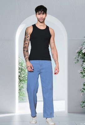 Fader Loose Fit Men Light Blue Jeans