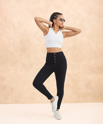 Mast & Harbour Skinny Women Black Jeans