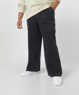 Urbano Plus . Loose Fit Men Dark Grey Jeans
