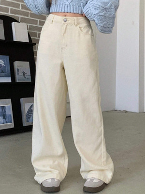 lovely london Regular Women Beige Jeans