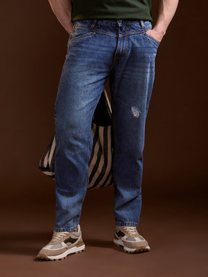 THE BEAR HOUSE Relaxed Fit Men Blue Jeans