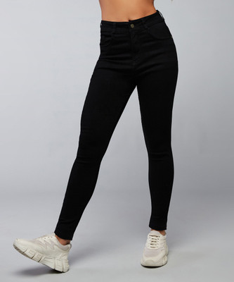 DOLCE CRUDO Skinny Women Black Jeans