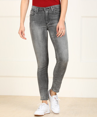 LEVI'S 711 Super Skinny Women Grey Jeans