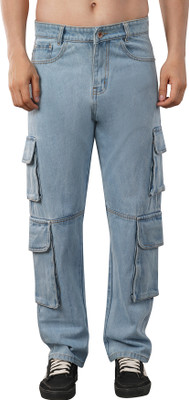 FoulChild Relaxed Fit Men Light Blue Jeans
