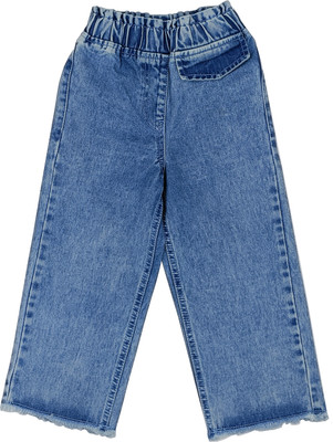 Ywee Relaxed Fit Girls Light Blue Jeans