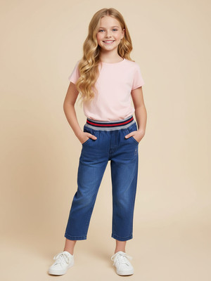 ZAB Regular Girls Blue Jeans