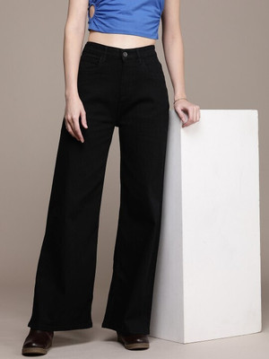 Akacy Straight Fit Women Black Jeans