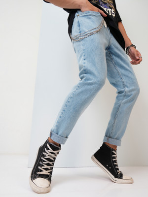 HIGHLANDER Tapered Fit Men Light Blue Jeans