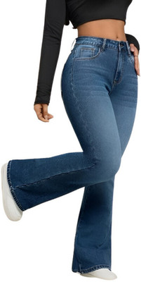 BEN MARTIN Boot-Leg Women Dark Blue Jeans