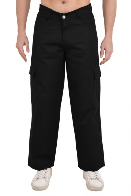 linaria Boyfriend Men Black Jeans