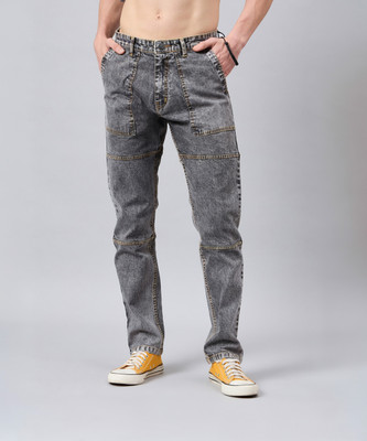 STUDIO NEXX Loose Fit Men Grey Jeans