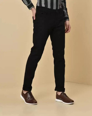 Prabhuji Boot-Leg Men Black Jeans