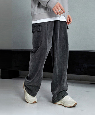 KOTTY Jogger Fit Men Dark Grey Jeans