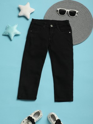 V-MART Slim Girls Black Jeans