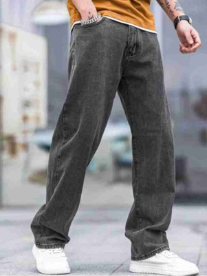 HOC Straight Fit Men Grey Jeans