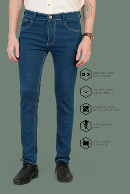 Lzard Regular Men Dark Green Jeans