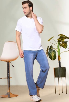 linaria Loose Fit Men Light Blue Jeans