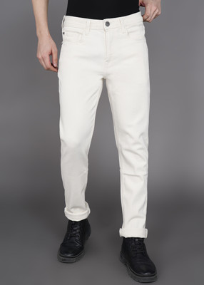 DUCATI Slim Men White Jeans