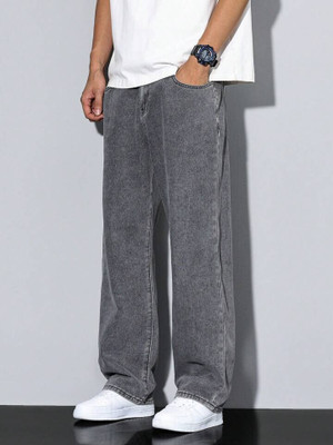 Rockwell Loose Fit Men Dark Grey Jeans