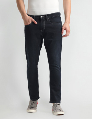 U.S. POLO ASSN. Tapered Fit Men Dark Blue Jeans
