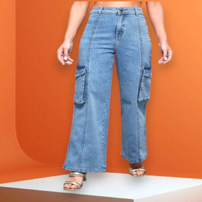 1DAYSTREET Straight Fit Women Light Blue Jeans