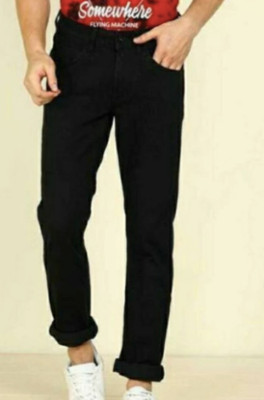 DFUGYHB Slim Men Black Jeans