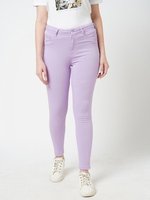 Kraus Jeans Flared Women Purple Jeans