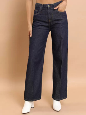 Moda Rapido Loose Fit Women Dark Blue Jeans