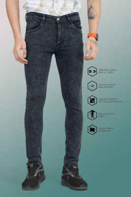 Lzard Slim Men Dark Grey Jeans