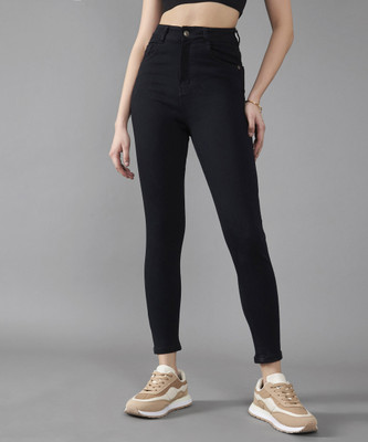 DOLCE CRUDO Skinny Women Black Jeans