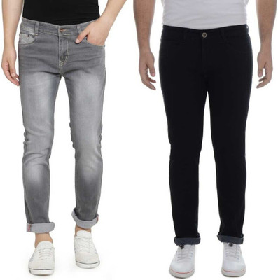 BEN MARTIN Slim Men Multicolor Jeans(Pack of 2)