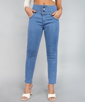 Ann Springs Slim Women Light Blue Jeans