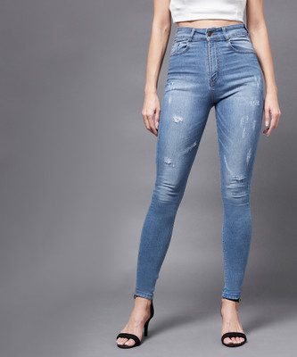 Miss Chase Skinny Women Blue Jeans