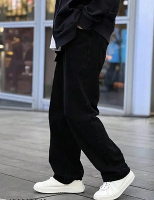 Naaztraders Relaxed Fit Women Black Jeans