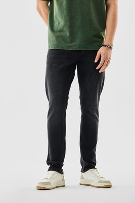 Snitch Slim Men Black Jeans