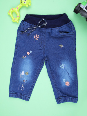 V-MART Regular Baby Boys Dark Blue Jeans