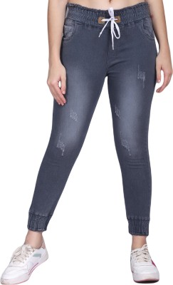 flying girls Skinny Women Grey Jeans