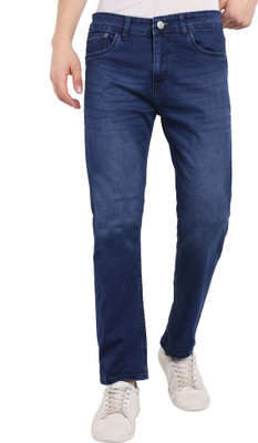 Chemistree Regular Men Dark Blue Jeans
