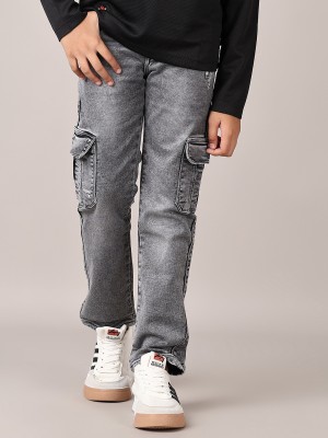 V-MART Regular Boys Grey Jeans