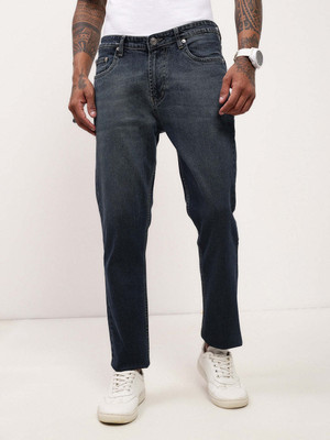 SHOWOFFFF Straight Fit Men Dark Blue Jeans