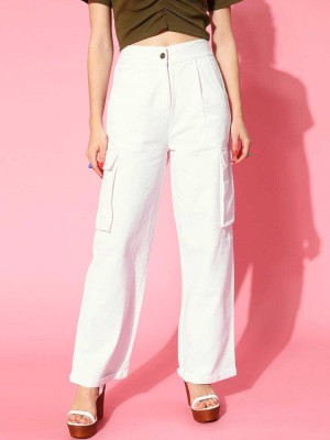 Shae by SASSAFRAS Straight Fit Women White Jeans