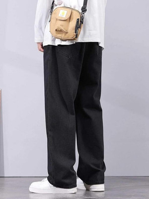 NTROOK Straight Fit Men Black Jeans