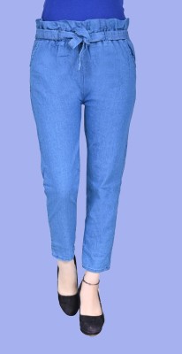 GORIYA Jogger Fit Women Blue Jeans