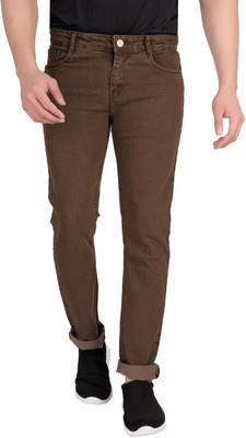 RAGZO Slim Men Brown Jeans