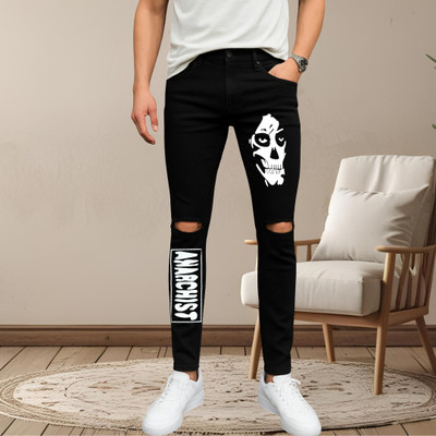 Koetler Super Skinny Men Black Jeans
