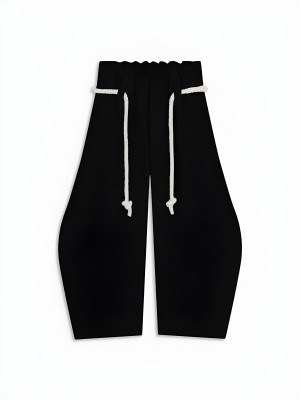 SR Fashion Loose Fit Men & Women Black Jeans